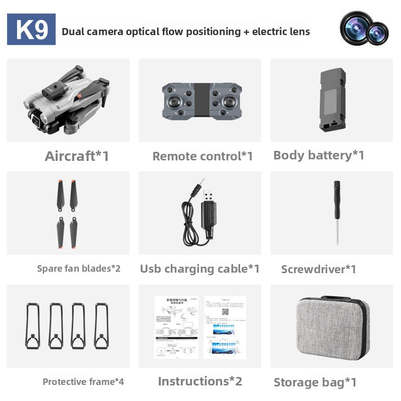 Obstacle Avoidance Foldable Drone with Dual Camera