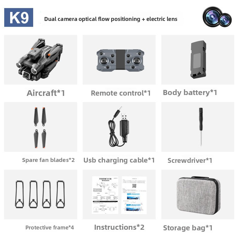 Obstacle Avoidance Foldable Drone with Dual Camera