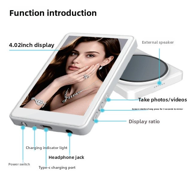 Magnetic Phone Screen Mirroring Device with Audio