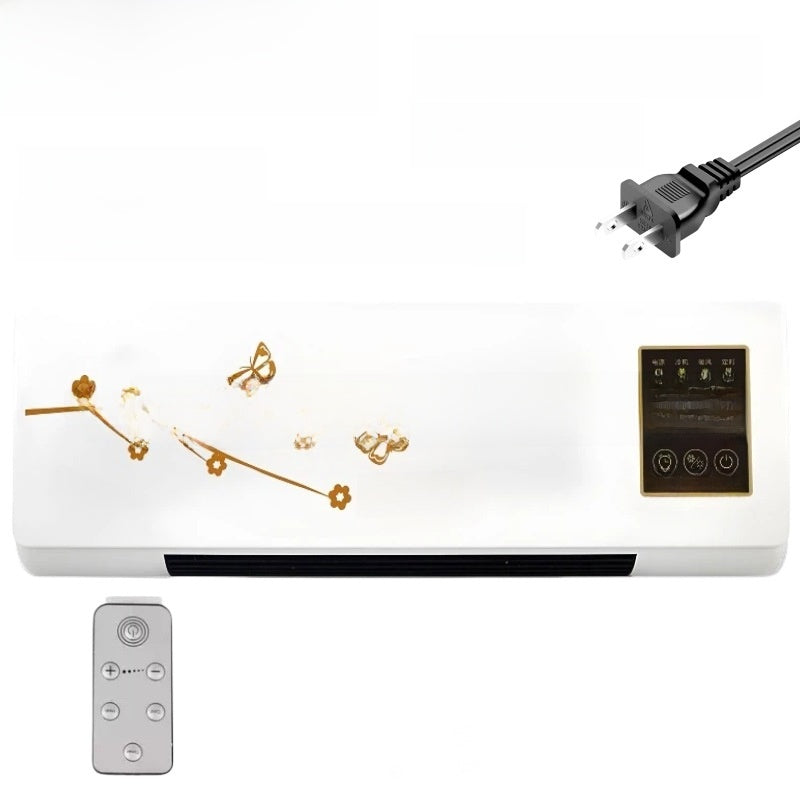Wall-Mounted Space Heater & Fan | Dual Function, Bathroom & Bedroom Safe