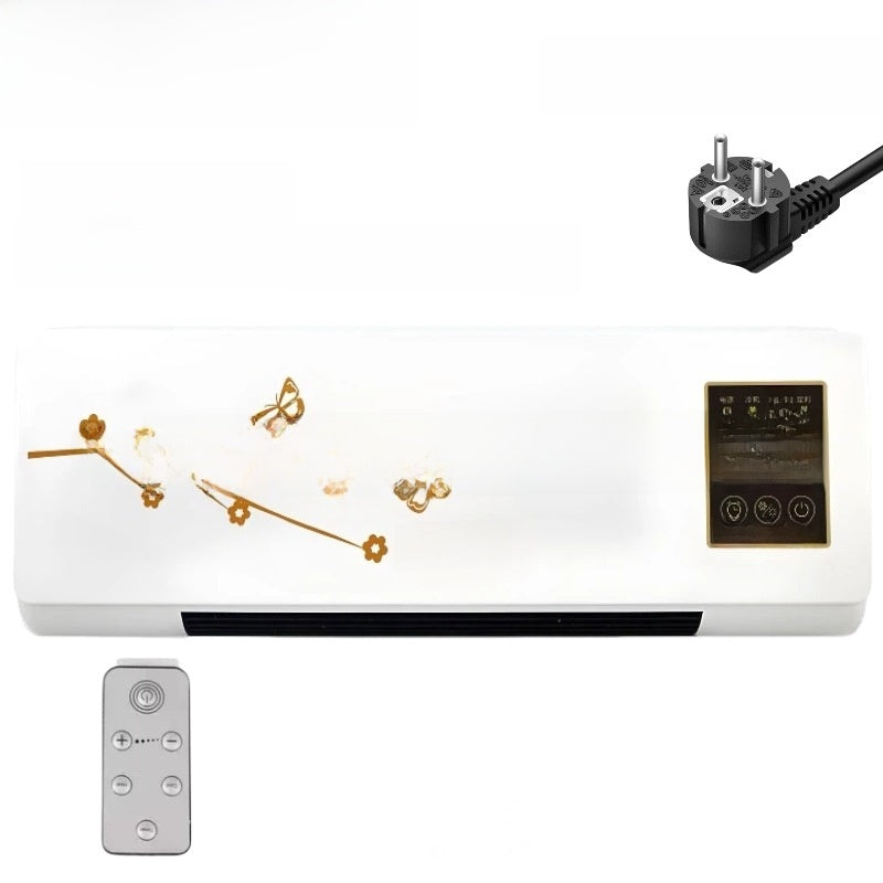 Wall-Mounted Space Heater & Fan | Dual Function, Bathroom & Bedroom Safe