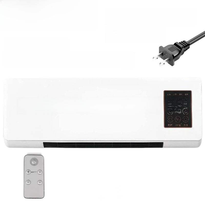 Wall-Mounted Space Heater & Fan | Dual Function, Bathroom & Bedroom Safe