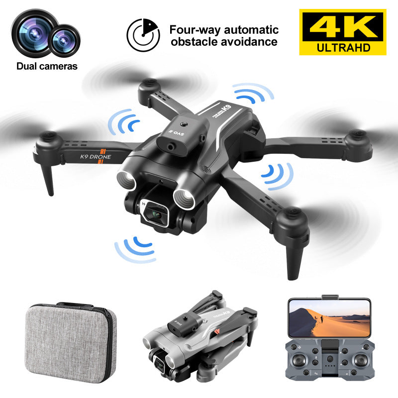 Obstacle Avoidance Foldable Drone with Dual Camera