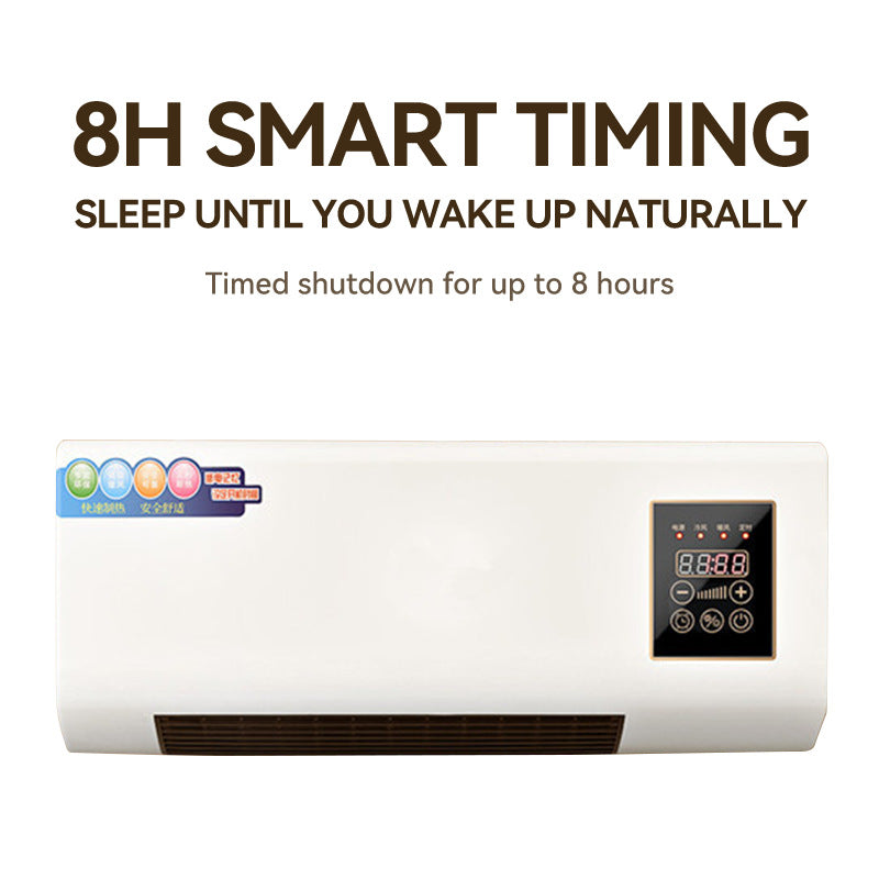 Wall-Mounted Space Heater & Fan | Dual Function, Bathroom & Bedroom Safe