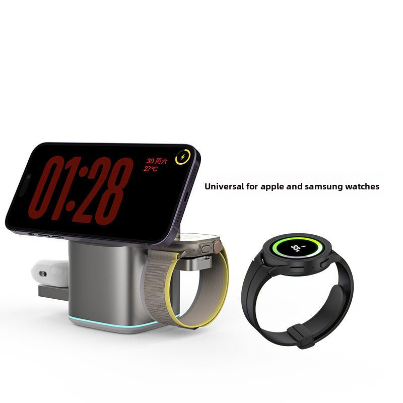 Qi2 Certified 3-in-1 Magnetic Wireless Charger | iPhone, AirPods & Apple Watch