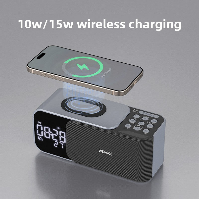 Wireless Charging Bluetooth Speaker | 2-in-1 Speaker + Charger, 15W